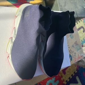 Balenciaga speed trainers navy blue